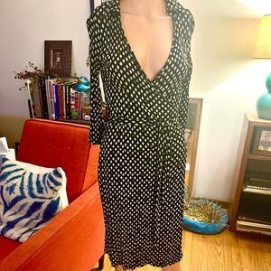 Vintage 90s Tessuto Wrap Dress